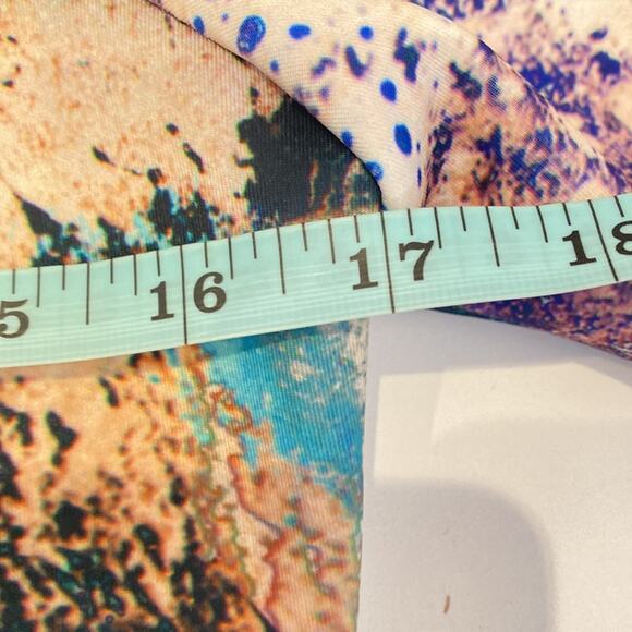 Hunter Bell Abstract Splatter Stretchy Bodycon Dress EUC Sz S Multicolored - Picture 11 of 15